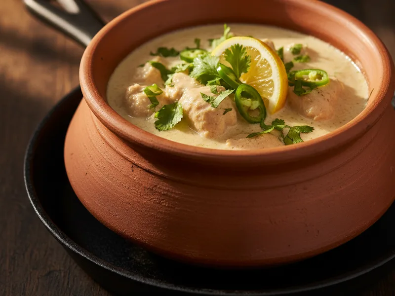 Creamy White Chicken Handi