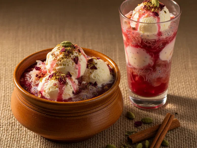 Karachi Falooda with Rose Syrup