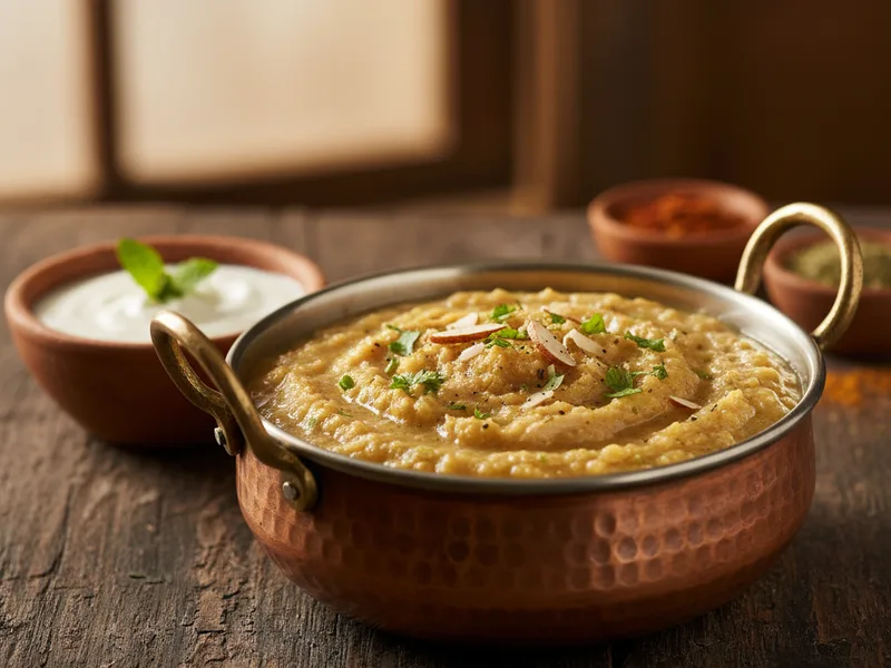 KP Chicken Hareesa — Lighter Version