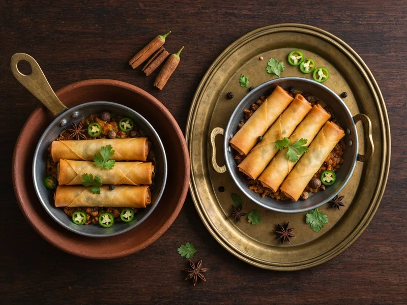 Pakistani Spring Rolls