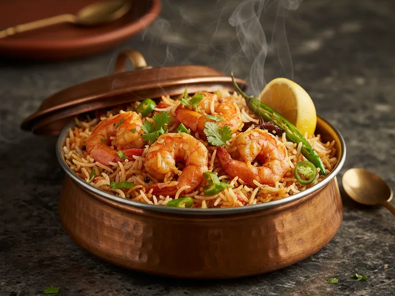Karachi Prawn Biryani