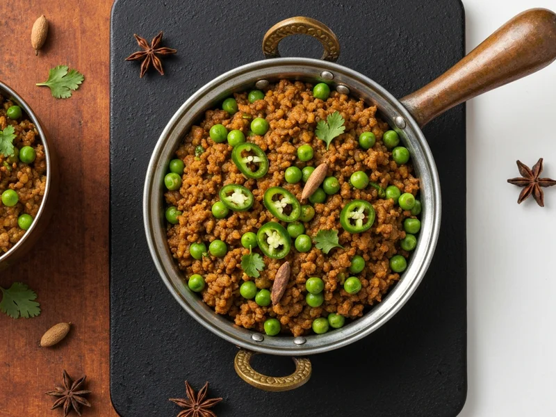 Qeema Matar (Minced Meat with Peas)
