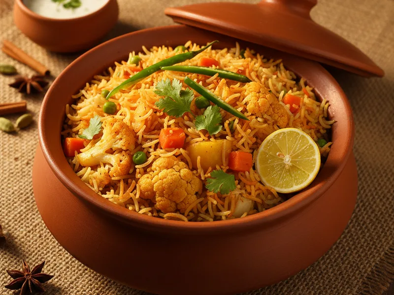 Pakistani Vegetable Biryani
